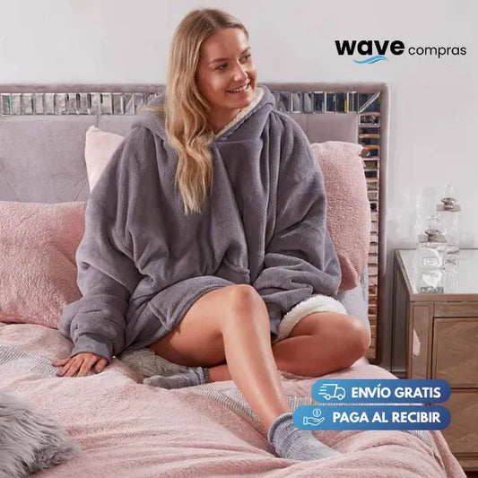 MANTA SUDADERA DE INVIERNO ❄ – EL ABRIGO MÁS ACOLCHADO Y SUAVE DEL AÑO 🔥