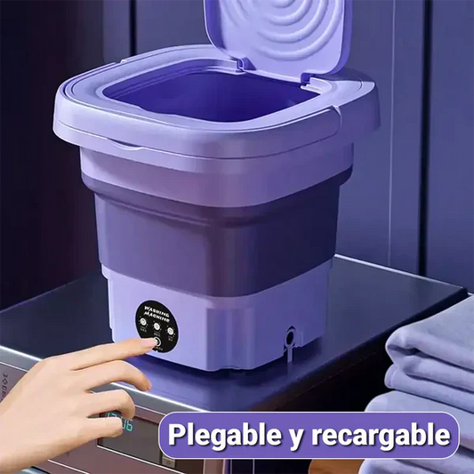 💧 Mini Lavadora Plegable — Rápida, económica y lista en minutos