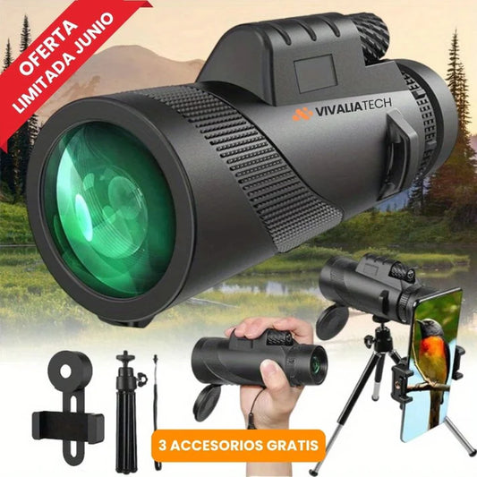 🔭 Telescopio FALCON™ x80 Alta Definición: Desbloquea tu Visión Secreta | 🎁 ¡INCLUYE GRATIS: Trípode Reforzado, Soporte Universal para Celular y Bolso Protector Premium!