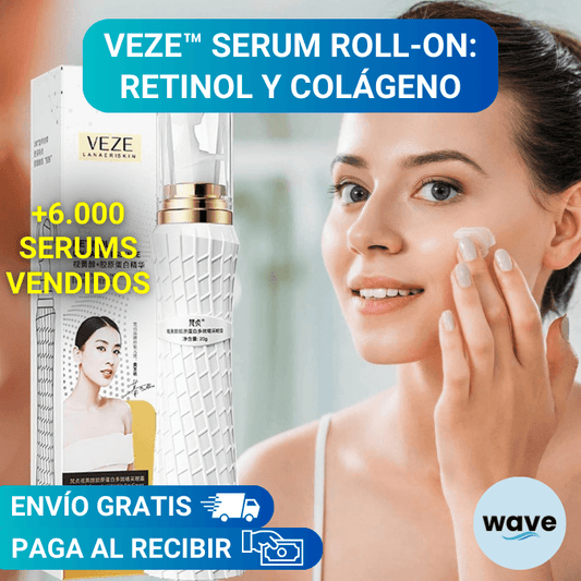 Veze™ Serum Roll-On: Retinol y Colágeno + Envío Gratis