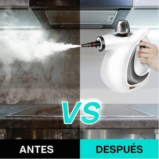 Limpiador a Vapor Profesional — Sin restregar, sin químicos, sin esfuerzo + 12 Accesorios + 🎁 5 Toallas GRATIS (PAGA AL RECIBIR)