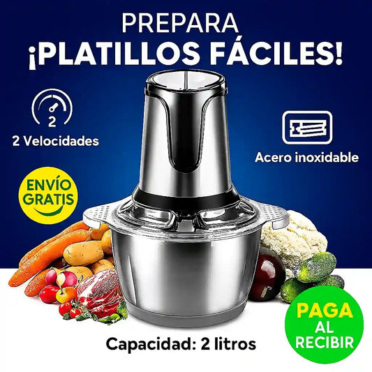 Picadora Eléctrica ChefRápido® | Pica y tritura en segundos
