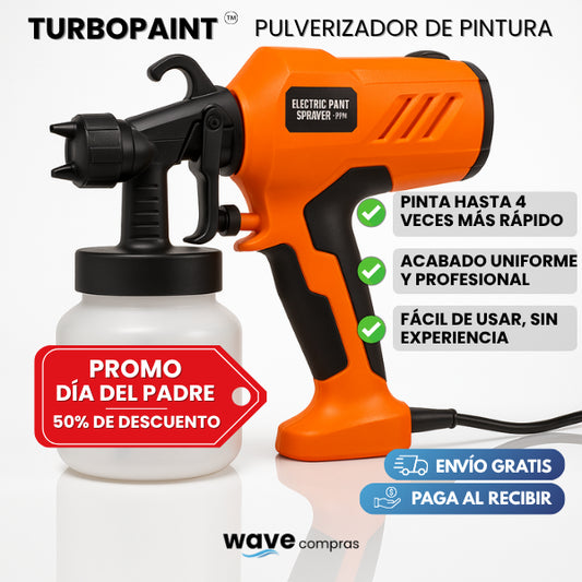 TURBOPAINT - PULVERIZADOR DE PINTURA (PROMO DÍA DEL PADRE)